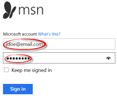 MSN.com Email