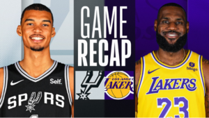 Lakers vs San Antonio Spurs Match Player Stats